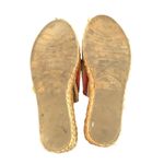 Coconuts  Canvas Stripe Woven Platform Espadrille Mule Sandals Women’s Size 9 Photo 3