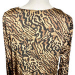 Good American Flowing Faux Wrap Front Long Sleeve Bodysuit Jaguar Womens Size 1 Photo 5