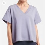 Athleta Lavender Muted Lilac Serenity Sweatshirt Tee Top W-505 Sz S Photo 0