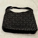 Kate Spade Classic Noel Serena Hobo – Black Canvas with Patent Leather Trim Photo 2