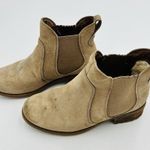 UGG  Women’s Brown Suede Chelsea Boots 1009210 Size 7 Fur Lined Photo 3