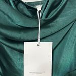 NEW NIA The Brand Tempe Dress Size Small NWT Green Mini Satin Photo 2
