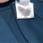 Ramy Brook Women’s Size XS Blue Black Silk Tie Front Long Sleeve Top Blouse Photo 6