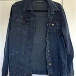 Pretty Little Thing  Washed Denim Black Jacket Photo 0