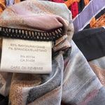 BCBGMAXAZRIA cowl neck short sleeve stretchy pullover blouse top black o… Photo 5