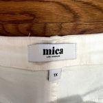 Mica Women's White Stretch Cutoff Jean Shorts NWT Size XL Photo 1