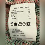 Aldomartins Anthropologie Pink / Turquoise Paisley Sweater Knit Dress $278 Sz 8 Photo 4