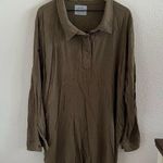 Tonle Neorculey Green Long Sleeve Tunic Shirt Top Blouse XXL Photo 0
