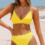 Cupshe Yellow Bikini Set Photo 0