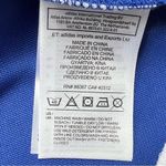 Adidas  Royal Blue Track Jacket Climacool Full Zip 3 Stripe Lightweight Small Photo 10