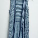 Ariat  women blue Western Sweater Vest open front sleeveless Cardigan duster S Photo 1