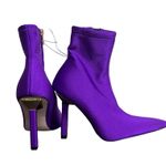 Good American Mardi Gras Purple Sock Boots Photo 0