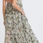 MISA Los Angeles Andromeda Dress Spring Ikat Print Large NWT Photo 1