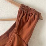 Ododos L Women's Brown Cropped V Photo 2