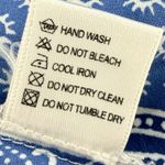 Olivaceous Sleeveless Open Back Wide Leg Jumpsuit in Blue & White Size M EUC!! Photo 5