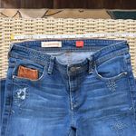 Pilcro  Letterpress Hyphen Fit‎ Straight Leg Distressed Jeans 29 layered boho Photo 9