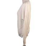 Athleta  White Rest Day Asymmetrical Crew Knit Sweater Size Small Photo 8