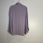 Free People  Starry Dreams Long Sleeve Pullover Tunic Shirt‎ Blouse Lilac Size S Photo 3