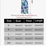 Huskary tropical luau black green and purple halter tie dress, size M Black Size M Photo 7