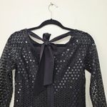Lilly Pulitzer  Aaliyah Putting On The Glitz Black Sequin Mini Dress Women Size 2 Photo 4