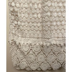 Velvet by Graham Spencer Crochet Mini Dress Women Size Small White Lace Boho Photo 7