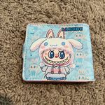 Labubu Bunny Character Snap Wallet – Kawaii Cartoon Bifold Wallet – Blue Photo 3