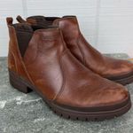 Merrell  City Leaf Pull On Booties Brown Leather Casual Comfort Weatherproof 9 Photo 0