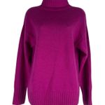 Naadam Luxe Cashmere Turtleneck Tunic Sweater Fuschia Pink Size XS Photo 3