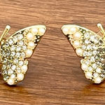 Sugarfix Butterfly Stud Earrings Coquette Y2K Glam Feminine Girly Grabbitz Gold Photo 0