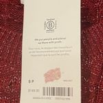 Athleta NWT Crossroads Crew Sweater Red Metallic Size S Photo 5