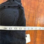 Oleg Cassini Halter Black Y2K beach Tie nack eyelet boho 90s 2000s dress 12 NWT Photo 14