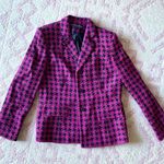 Kasper Vintage Black And Pink Blazer Blazer Photo 0