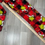 Dr. Seuss ‎ The Grinch Max Buffalo Check Fleece Lounge Pajama Pants Red Large Photo 8