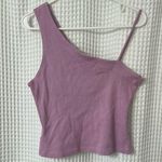 We The Free  Free People Tan Lines Asymmetrical Ribbed Tank Top Medium Photo 0