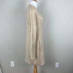 J. McLaughlin Duster Cardigan Sweater Womens Small Beige 100% Wool Snap Button Photo 15