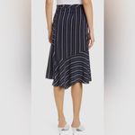 Joie  Lundyn Striped Wrap Assymetric Midi Skirt Size 8 Photo 2