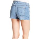 Hudson Jeans Hudson Light Denim Wash Amber Raw Edge Hem Jean Shorts 26 Photo 1