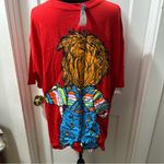 Rue 21 Red and Blue Graphic Short Sleeve Tees Photo 1