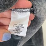 Croft & Barrow Grey Velour Full Zip Track Jacket ~ Athleisure ~ Size M Photo 6