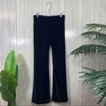 Betabrand  Black Velvet Boot Cut Dress Yoga Pants size M Medium W0565-BAV Photo 1