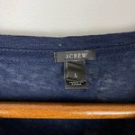 J.Crew Navy Blue Collector Linen Anchor Pocket Tee Shirt Photo 5