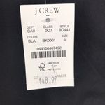 J Crew Factory Women's Black Long Sleeve Blouse Shoulder Ruffle Size M Photo 8