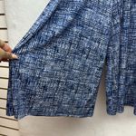 London Times Women's Blue Palm Halter Jumpsuit/Romper Sz 8 Sleeves Photo 6