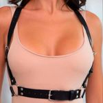 Black O Ring Minimalistic Harness Belt New Photo 2