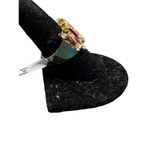 Palm Beach Jewelry 48231 Ring 7.44 TCW Emerald Cut Multicolor CZ Gold plate Size Photo 1