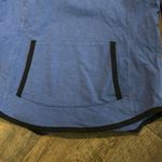 Athleta  Sentry Cowl Neck Hoodie Womens‎ X Small  Blue Pullover Sweater yoga Photo 2