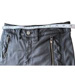 Sanctuary Social Standard by Mid Rise Ankle Skinny Black Coated Sz 28 Photo 6