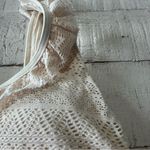 ANDIE  Swim the Hydra Bikini Top NWT size Medium Vanilla Crochet‎ Ruffle Lace Photo 3
