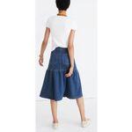 Madewell Denim Bayview Tiered Midi Skirt Photo 1