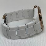 Relic  women white rose gold tone wrist watch 37mm case day date hours running Photo 5